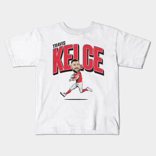 Travis Kelce Caricature Kids T-Shirt